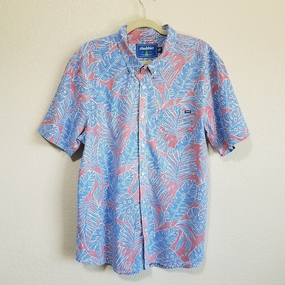 Chubbies Casual Button Down Short Sleeve Shirt - Picture 1 of 9